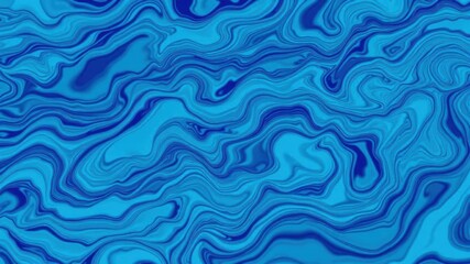 Fototapeta premium Smooth wavy abstract background with white and blue patterns, evoking a calm, flowing, and fluid psychedelic atmosphere, water cartoon, flowing, fluid