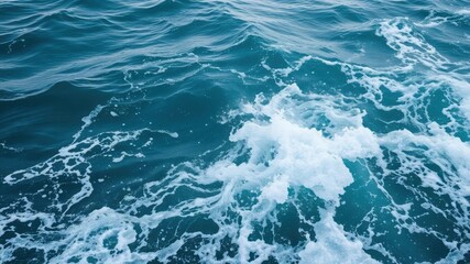 Turquoise water droplets in motion create a dynamic and energizing visual display, abstract, ripple