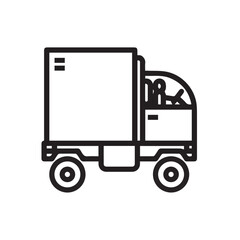 Truck icon symbol vector illustration
