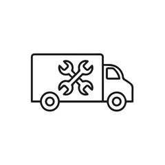Truck icon symbol vector illustration
