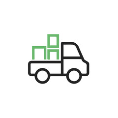 Truck icon symbol vector illustration
