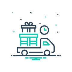 Truck icon symbol vector illustration
