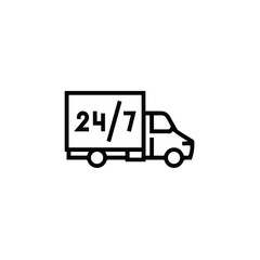 Truck icon symbol vector illustration
