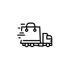 Truck icon symbol vector illustration
