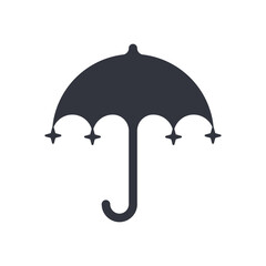 Umbrella logo vector icon