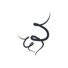 Smoke Logo Template Icon