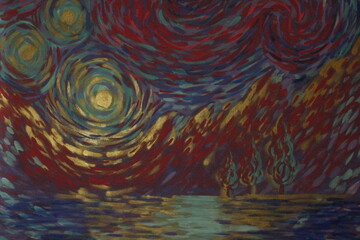 Esperanza en el cielo nocturno