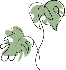 vector illustration of a plant