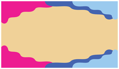 Abstract geometric background illustration design with empty space for placing text. Background illustration element design with liquid and flow style