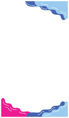 Abstract geometric background illustration design with empty space for placing text. Background illustration element design with liquid and flow style