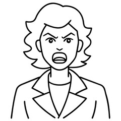angry woman manager