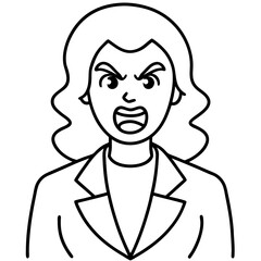 angry woman manager