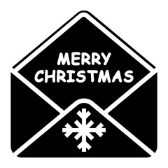 Obraz premium Christmas Solid icon