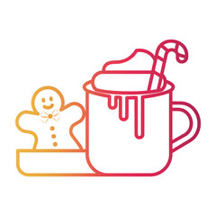 cookie Line Gradient Icon