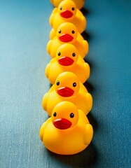 Image illustrating the phrase, "get your ducks in a row"