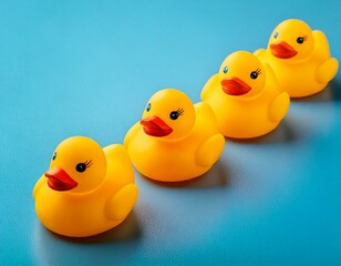 Image illustrating the phrase, "get your ducks in a row"