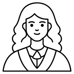 female judge in a courtroom