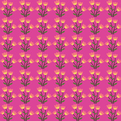 Explore a vibrant, modern, and creative colorful flower shape pattern in this seamless vector design. Perfect for backgrounds, textile prints, and graphic projects. A unique, eye-catching design for a