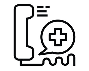 Obraz premium Medical Icon line