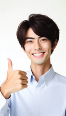 People material - image of a nice young man with likes 人物素材ーいいねしてる若い男性風イメージ