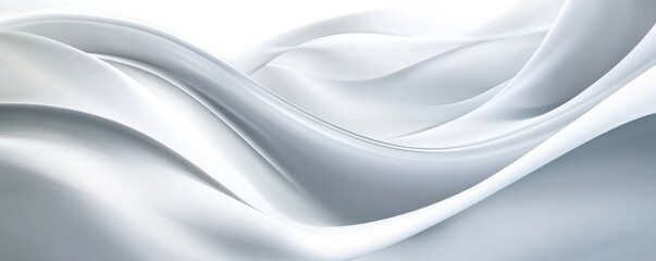 Obraz premium Elegant flowing abstract waves: an exploration of