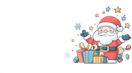 Christmas and new year with Elegant Ornaments Style  Perfect for Tags, Posters, and Banners with Space for Text