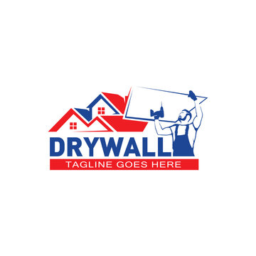 DRYWALL PLASTERING LOGO