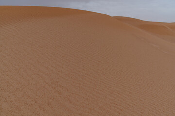 Dunes in the desert creating beautiful landscapes