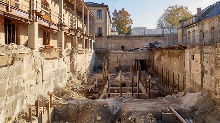 Precise site inspections prefabrication in historical sites ensuring quality and adherence to modern standards