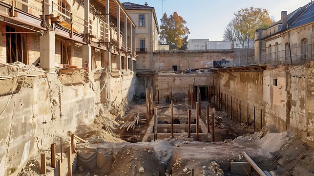 Precise site inspections prefabrication in historical sites ensuring quality and adherence to modern standards