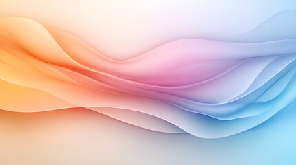 Fototapeta premium Wavy Iridescent Abstract Design
