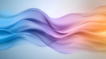 Fototapeta premium Wavy Iridescent Abstract Design