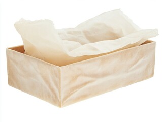 Obraz premium Soft tissue box with tissues inside, perfect for home or office use