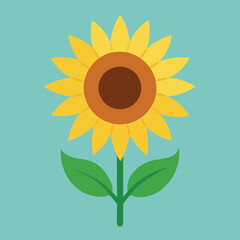 Sunflower Vector Art.