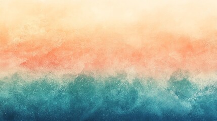 Fototapeta premium A soft gradient of warm and cool colors, evoking a serene and calming atmosphere.