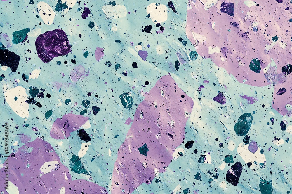 Aufkleber Abstract pattern featuring colorful speckles on a textured background.