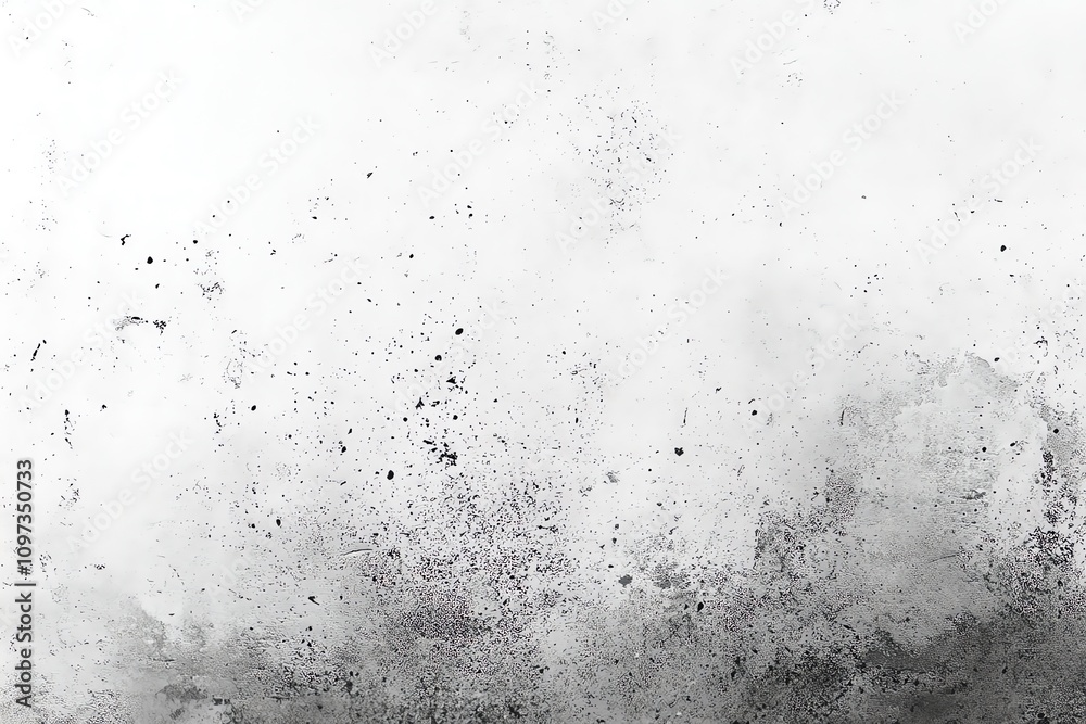 Poster A textured, monochromatic background with subtle gradients and splatters.