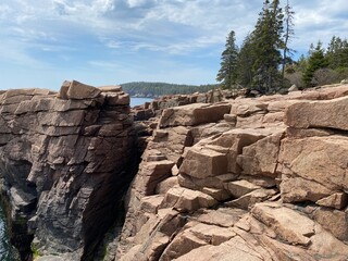 rock in the mountains