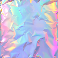 Holographic rainbow foil iridescent texture abstract background