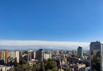 Obraz premium Panorama Santiago de Chile