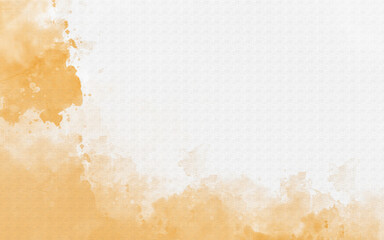 Soft orange watercolor with dreamy abstract texture