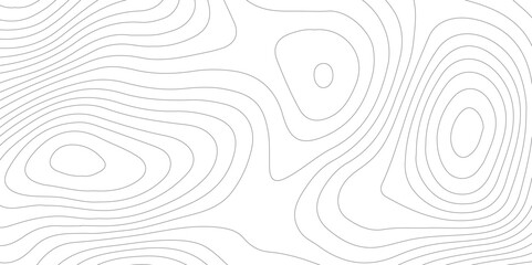 Abstract lines background. Contour maps. Topo contour map design.Black and white lines seamless Topographic map patterns, topography line map.