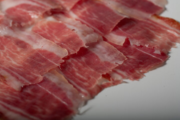 Obraz premium JAMON IBERICO DE BELLOTA LONCHEADO