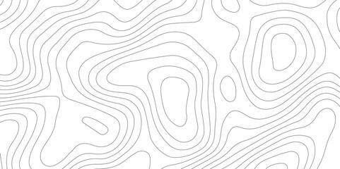 Abstract lines background. Contour maps. Topo contour map design.Black and white lines seamless Topographic map patterns, topography line map.