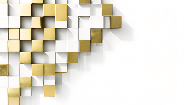 Abstract geometric square background design, perfect for banners, leaflets, product releases, and creative layouts with ample copy space for text	
