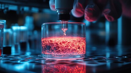 A study of energy transfer in cells, using advanced biophysical techniques in a lab.