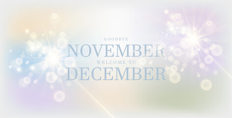 Goodbye November, and welcome to December, shining Bright And Beautiful Design
