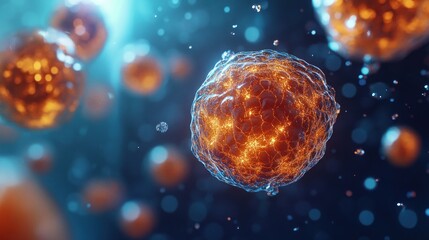 Experimenting with gold nanoparticles to detect cancer at an early stage, researchers analyze the results in a lab.