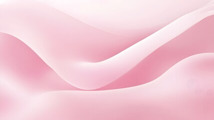 Soft, flowing pink abstract design with gentle curves and gradients.