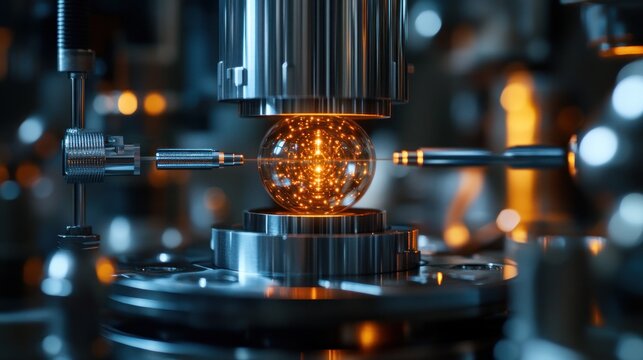Scientists analyzing complex algorithms to predict quantum computing outcomes for their research